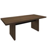 Mesa De Reunião 204cm Tamburato Executiva A06 Marrom/preto - Mpozenato