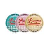 Conjunto De Pratos Daily Burger 3 Pçs - Oxford Marinex