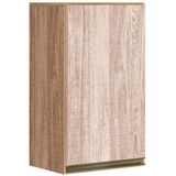 Armario Aereo 1 Porta 25cm Em Mdf Kali Premium 12200x1 Carvalho Arezzo Rust Nicioli