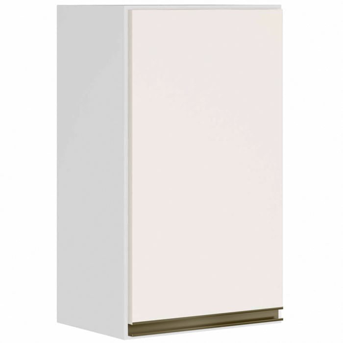 Armario Aereo 1 Porta 25cm Em Mdf Kali Premium 12200x1 Branco Off White Nicioli