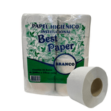 Papel Higiênico Branco Folha Simples Best Paper 8 Rolos Best Paper