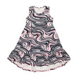 Vestido Infantil Estampado Infinita Cor Rosa 8