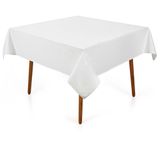 Toalha De Mesa Quadrada 180x180cm Sempre Limpa Herbare - Karsten Branca