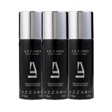 Kit Com 3 Unidades Desodorante Azzaro 150 Ml Masculino