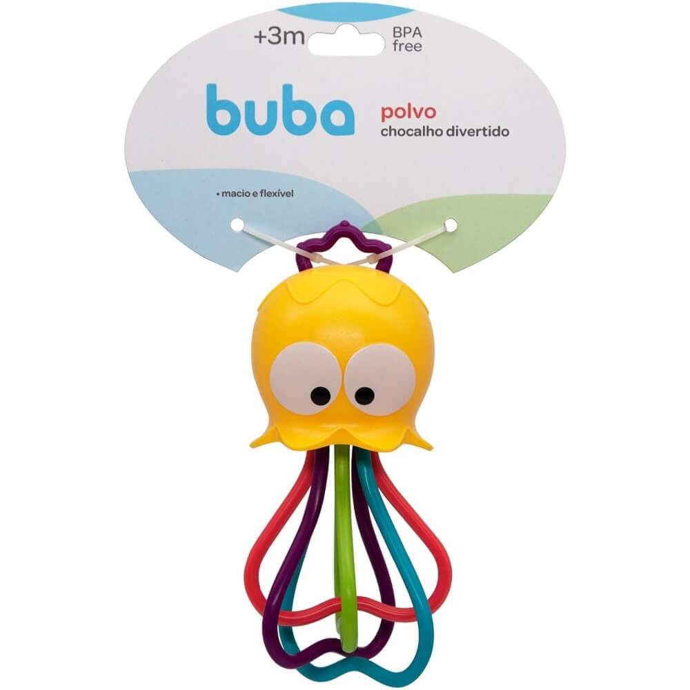 Polvo Chocalho Divertido Buba