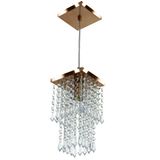 Pendente De Cristal Acrilico Spark Cobre Maravilhoso