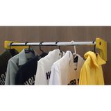 Cabideiro De Parede 80 cm Arara Camiseiro Calceiro Amarelo Laca