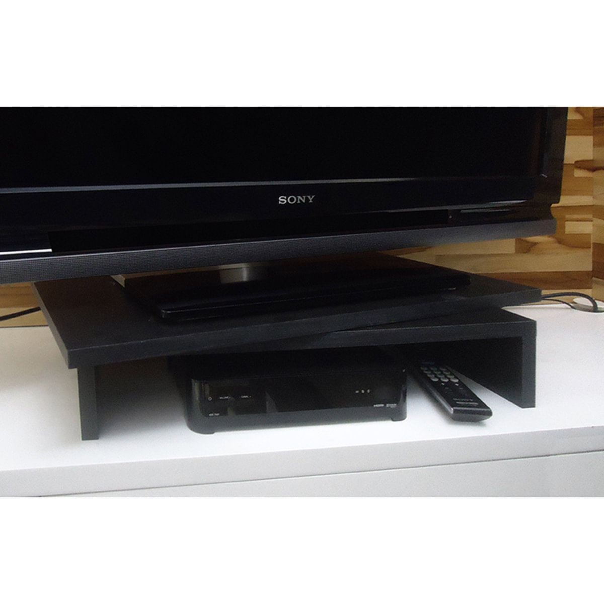 Suporte de Mesa Base Giratório 360° para TV de até 50¿ Preto