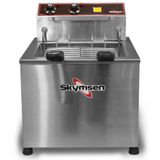 Fritadeira Elétrica Zona Fria De Mesa Fzm8 15 Litros Inox 8000w Skymsen 220v Skymsen