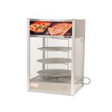 Estufa Vapor Giratória 465g 3b Ss Self Service Com Display - Alumínio Anodizado  E Aço Inox - Abertura Frontal - Titã 220v Titã