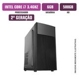 Computador  Spread Corp Intel Core I7-2600 6gb Ssd 120gb