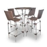 Conjunto de Mesa Bistrô - 4 Cadeiras + 1 Mesa