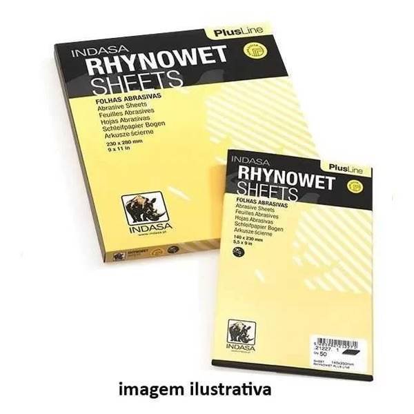 Kit 150 Folhas Lixa / 25 De Cada Rhynowet Plus - Indasa
