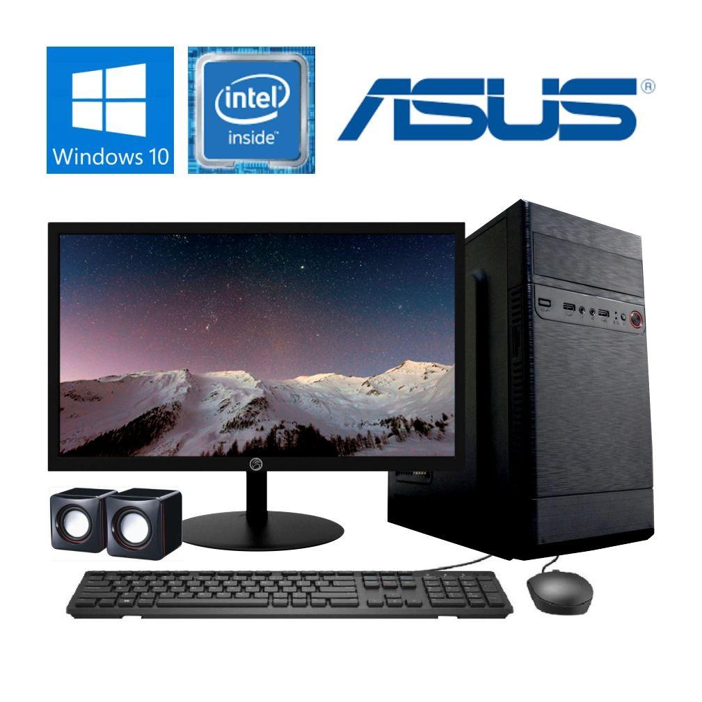 Computador Completo Pc Cpu  Spread Asus Intel Core I5 4gb Hd 500gb Com Kit Monitor 15&quot; Windows 10