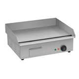 Chapa Elétrica Profissional Cs-81 2600w Stevan Metal 55 X 43 Cms Inox Escovado 220v Stevan Metal