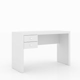 Mesa para Escritorio 2 Gavetas Me4123 Branco - Tecno Mobili