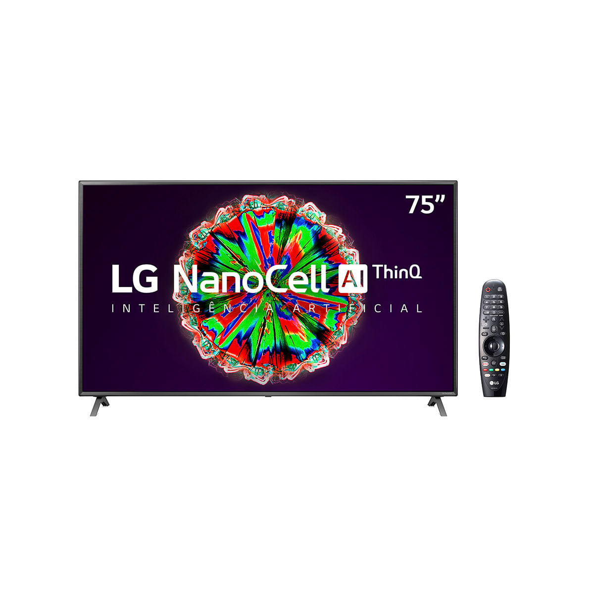 Smart TV Nanocell 75" LG NANO79SNA UHD 4K IPS WI-FI, Bluetooth, HDR 10 PRO, Thinq AI, Google Assistente, Alexa Menor preço em Smart TV Nanocell 75" LG NANO79SNA UHD 4K IPS WI-FI, Bluetooth, HDR 10 PRO, Thinq AI, Google Assistente, Alexa