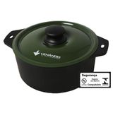 Panela de Ferro Fundido Tampa Verde 240x115  Met. Venâncio