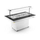 New Buffet Restaurante Central Quente 08 Cubas  Nbrcq8 - 220v -  Refrimate.