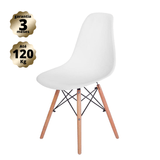 Cadeira Charles Eames Design Manicure Escritório Gamer - Branca