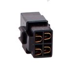 Kit Conector Technoise 2 Vias Com Trava Preto Unidade