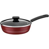 Frigideira Tramontina 24cm Antiaderente Sicília Vermelho