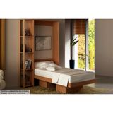 Cama Multifuncional Juvenil Solteiro Articulada Dobravel Cm8013 Amendoa Tecno Mobili