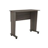 Mesa Multiuso Juvenil Dobravel Me4117 C Rodizios Carvalho Tecno Mobili
