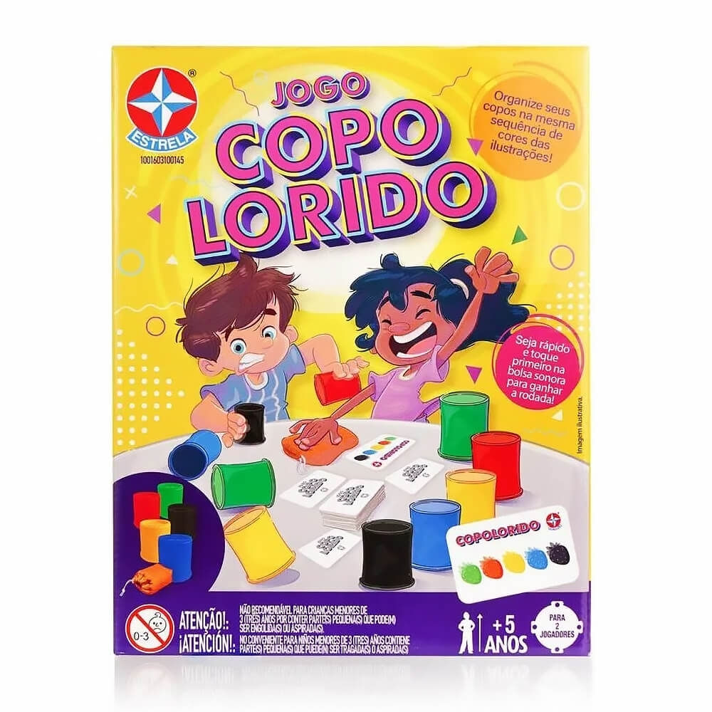 Jogo Copolorido Estrela