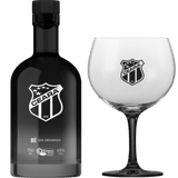 Kit Gin Bë Ceará Garrafa Preta 750 Ml Com Taça