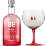 Kit Gin Bë Passion - Garrafa 750 Ml Com Taça