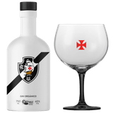 Kit Gin Bë Vasco Garrafa Branca 750 Ml Com Taça