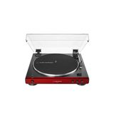 Toca-discos Audio-technica At-lp60xbt-rd Bluetooth Vermelho