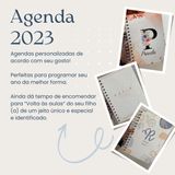 Agenda Diária 2023 - Capa Mdf Personalizavel