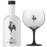 Kit Gin Bë Atlético Mineiro Garrafa Galo 750 Ml Com Taça