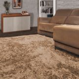 Tapete Para Sala Quarto Pelo Shaggy Requinte Retangular 200x140cm Casen