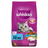 Ração Whiskas Peixe Para Gatos Adultos - 500 G