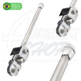 Antena Corta Pipa Moto Retrátil Retrovisor Inox 9/12mm Pta