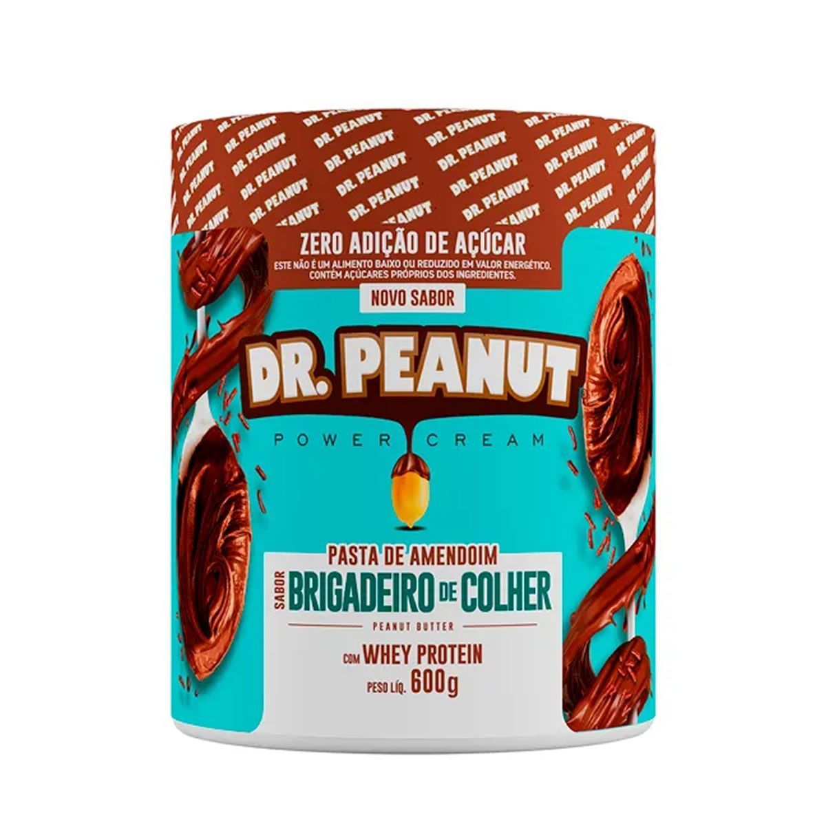 Pasta De Amendoim - 600g Brigadeiro De Colher Com Whey Protein - Dr. Peanut