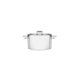 Caçarola Funda Em Aço Inox Brava Com Duas Alças E Fundo Triplo 16cm - Tramontina Tramontina