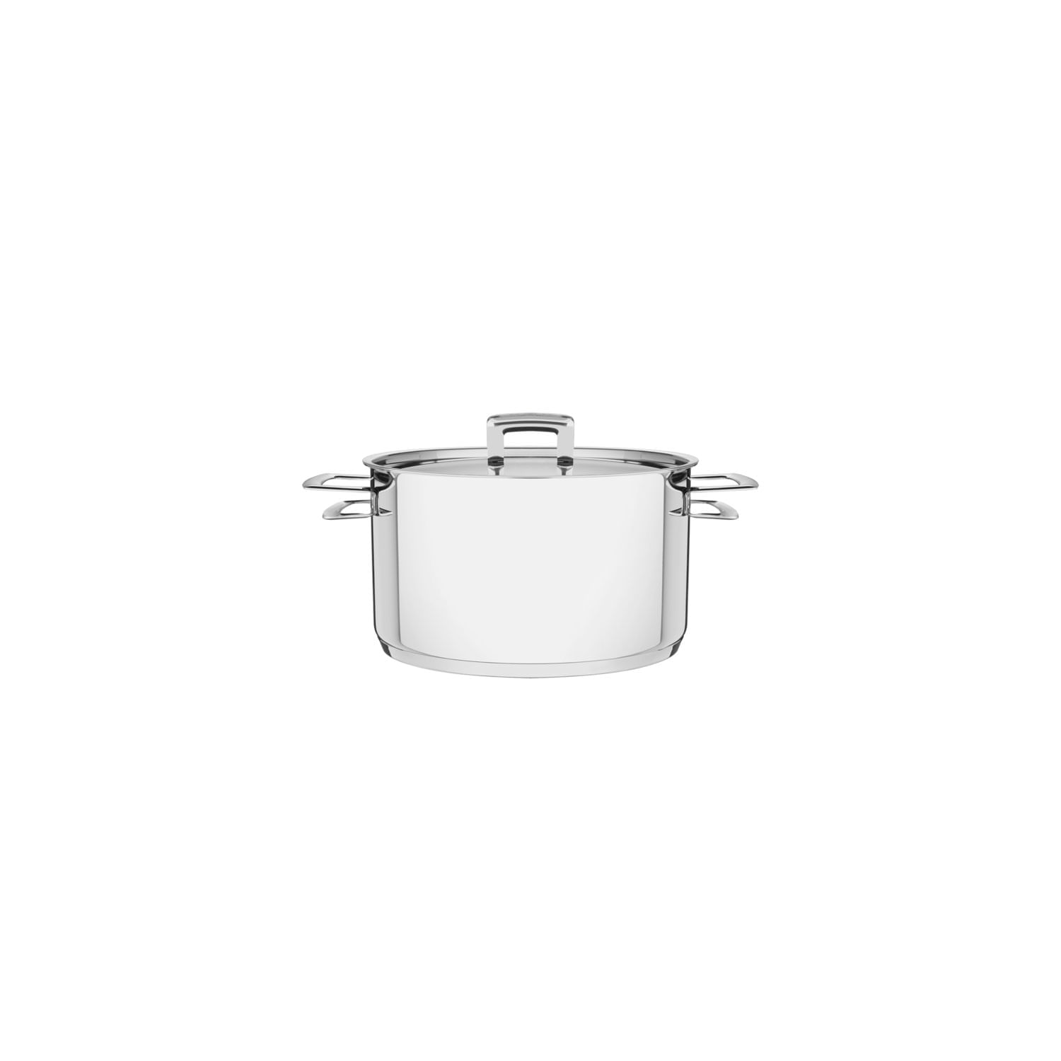 Caçarola Funda Em Aço Inox Brava Com Duas Alças E Fundo Triplo 16cm - Tramontina Tramontina