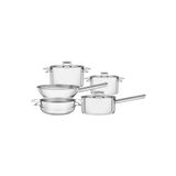 Conjunto De Panelas Aço Inox Brava C/ Fundo Triplo 5pçs - Tramontina Tramontina