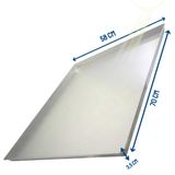 Assadeira 58x70 Pao Doce Plana Lisa Aluminio 0,6mm Estampada - Imeca