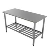 Mesa Manipulaçao Multiuso 190x70cm Inox Desmontavel - Imeca