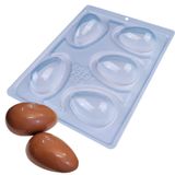 Forma Acetato Silicone Mini Ovo Liso 50g Páscoa Bwb 10467