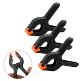 Kit 3x Mini Alicates Garra De Mola 3&quot; Braçadeira E Suporte De Fundos Fotográficos