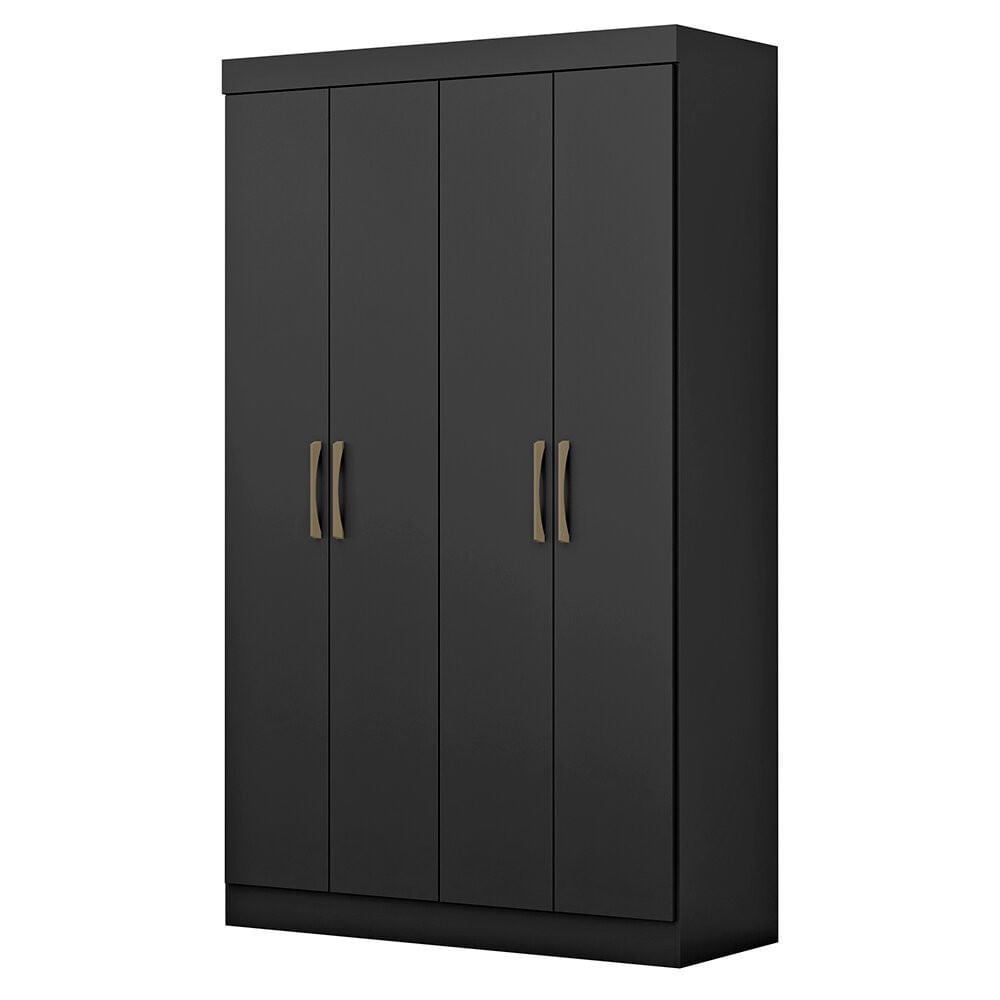 Guarda-roupa Paris 4 Portas 2 Gavetas 100 Mdf Maxel