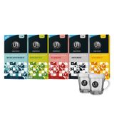 Kit Degustação Utam Uno Com 50 Cápsulas - Compatíveis Nespresso®* + 2 Xícaras De Vidro Utam Uno