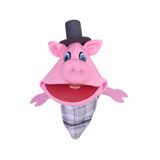 Fantoche De Mão Porco Rosa