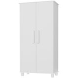 Armario Multiuso 2 Portas 00700100 Branco Lpa
